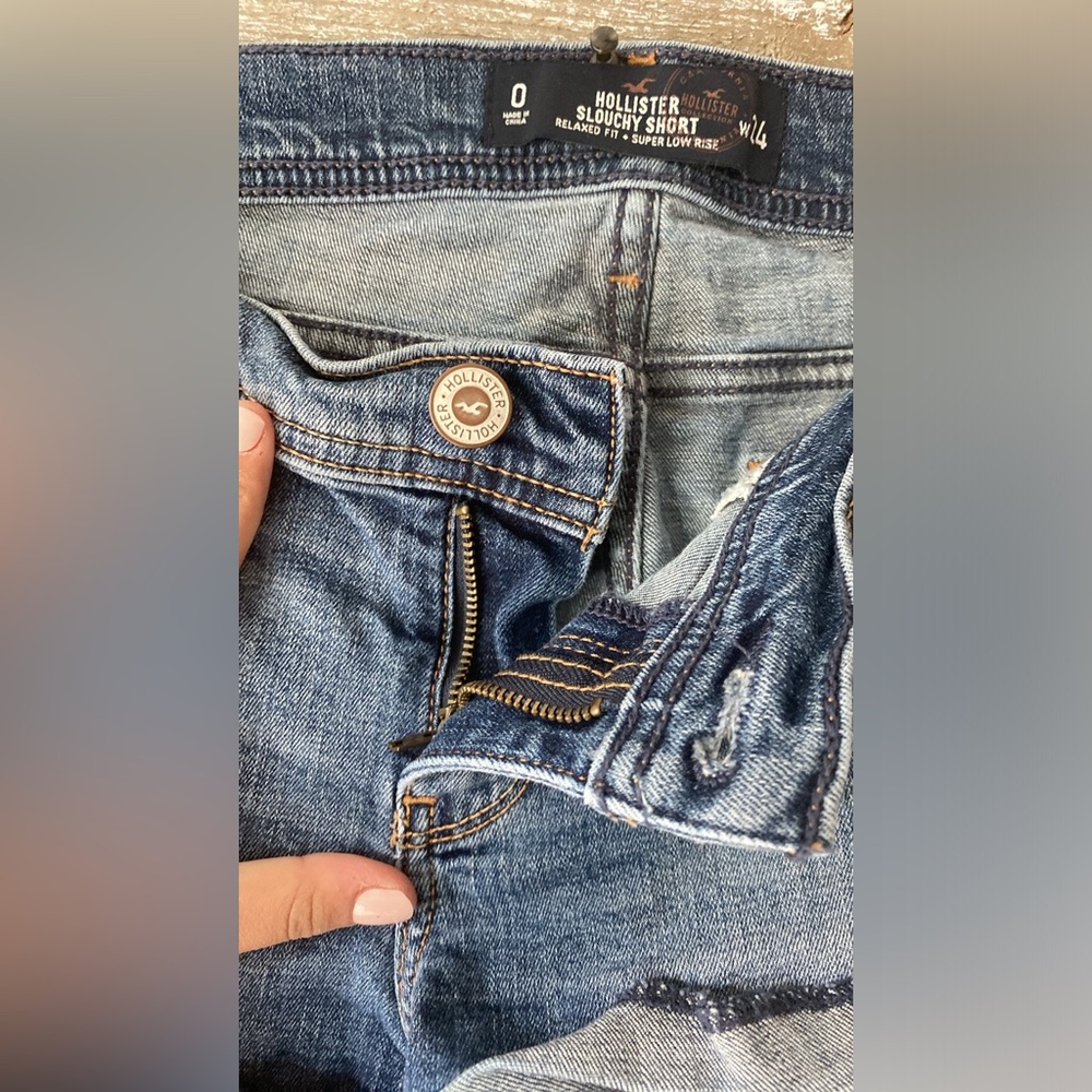 Hollister Cuffed Jean Shorts Shorties